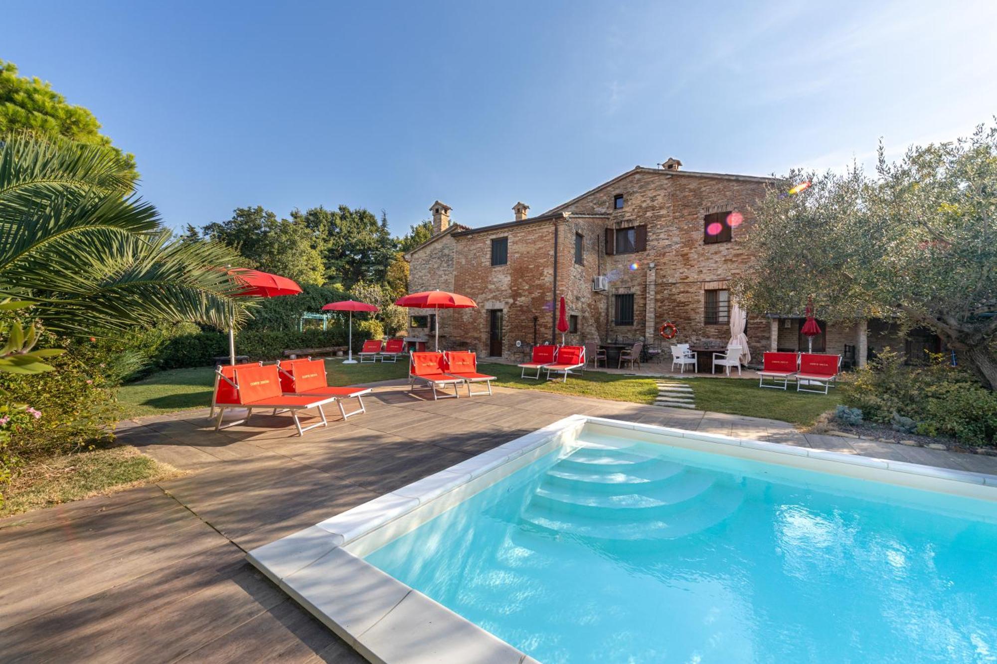 Agriturismo Corte Decia Saludecio Eksteriør billede